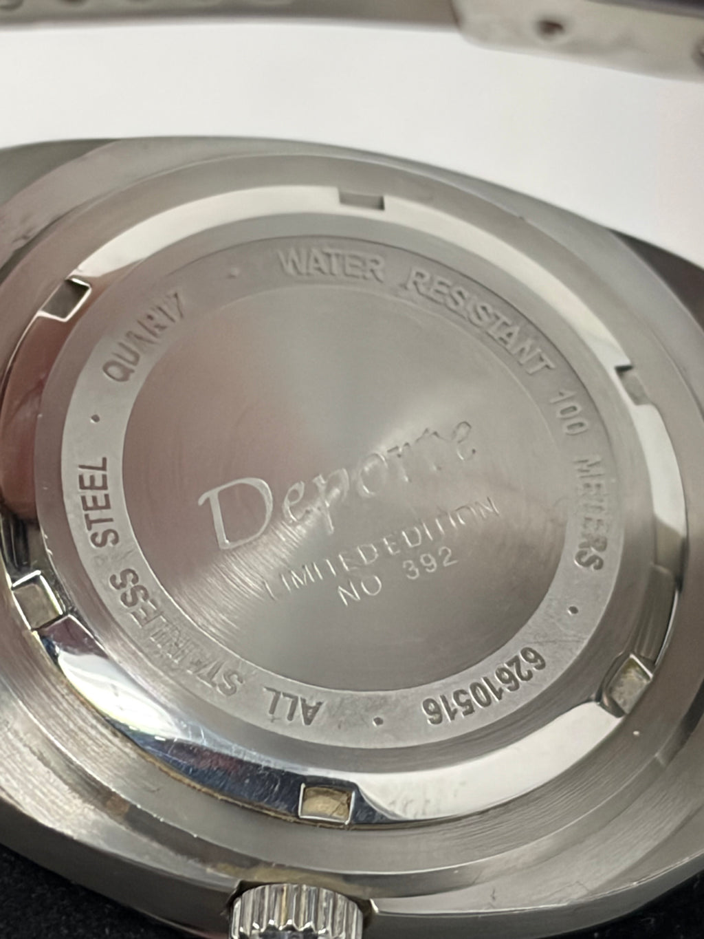 Deporte Limited Edition No. 392 Blue Quartz Diver Style Watch 100M