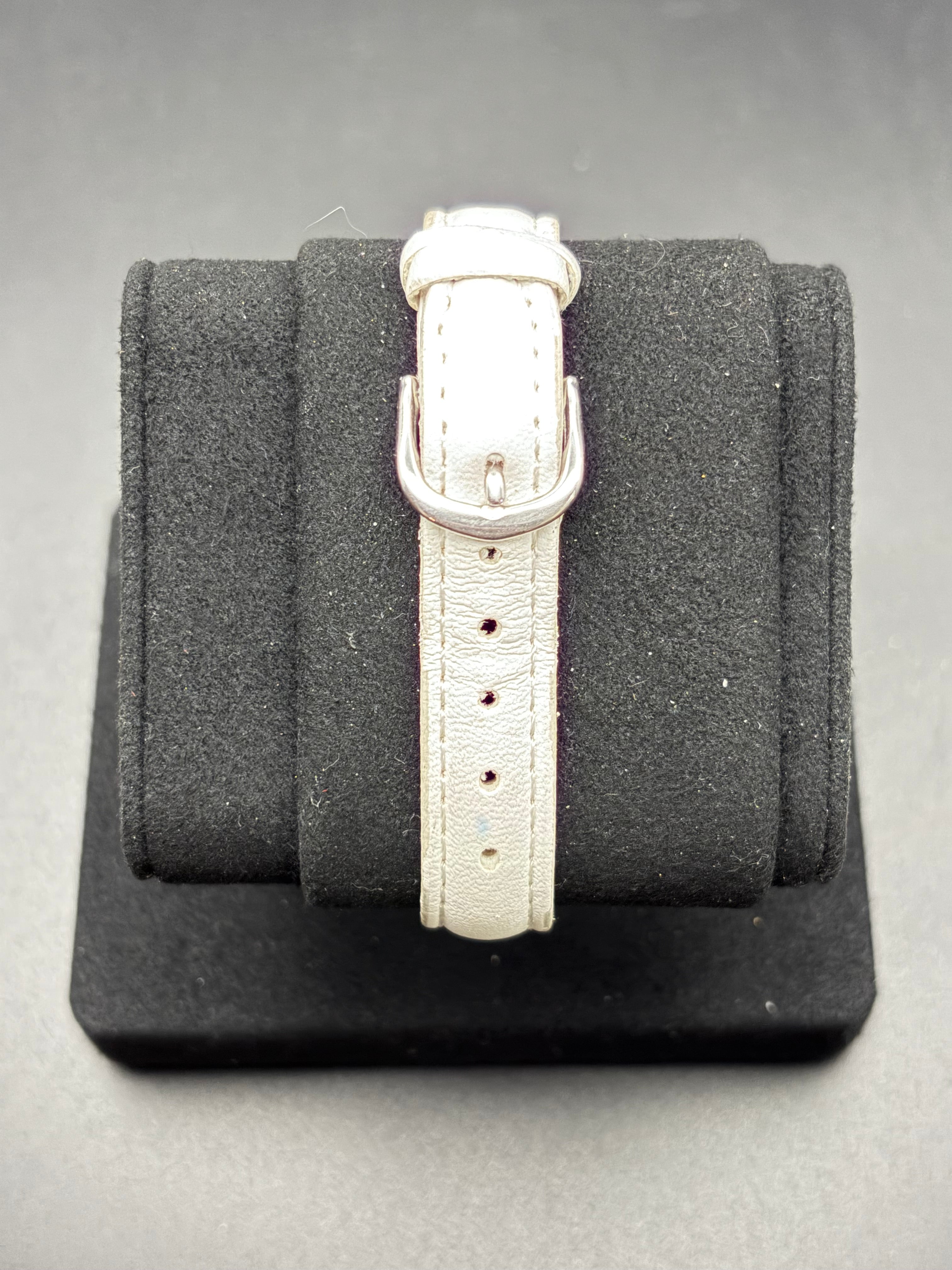 Vintage Caravelle by Bulova Ladies Automatic Swiss Watch Blue Dial TV Case Runs