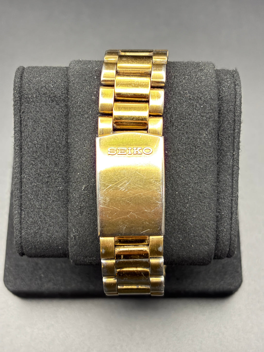 Seiko 7T34-6A09 Flight Computer Chronograph Alarm Gold Tone Men’s Watch