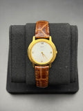 Vintage Seiko Quartz 4N00-0948 Women’s Gold Tone Roman Dial Dress Watch