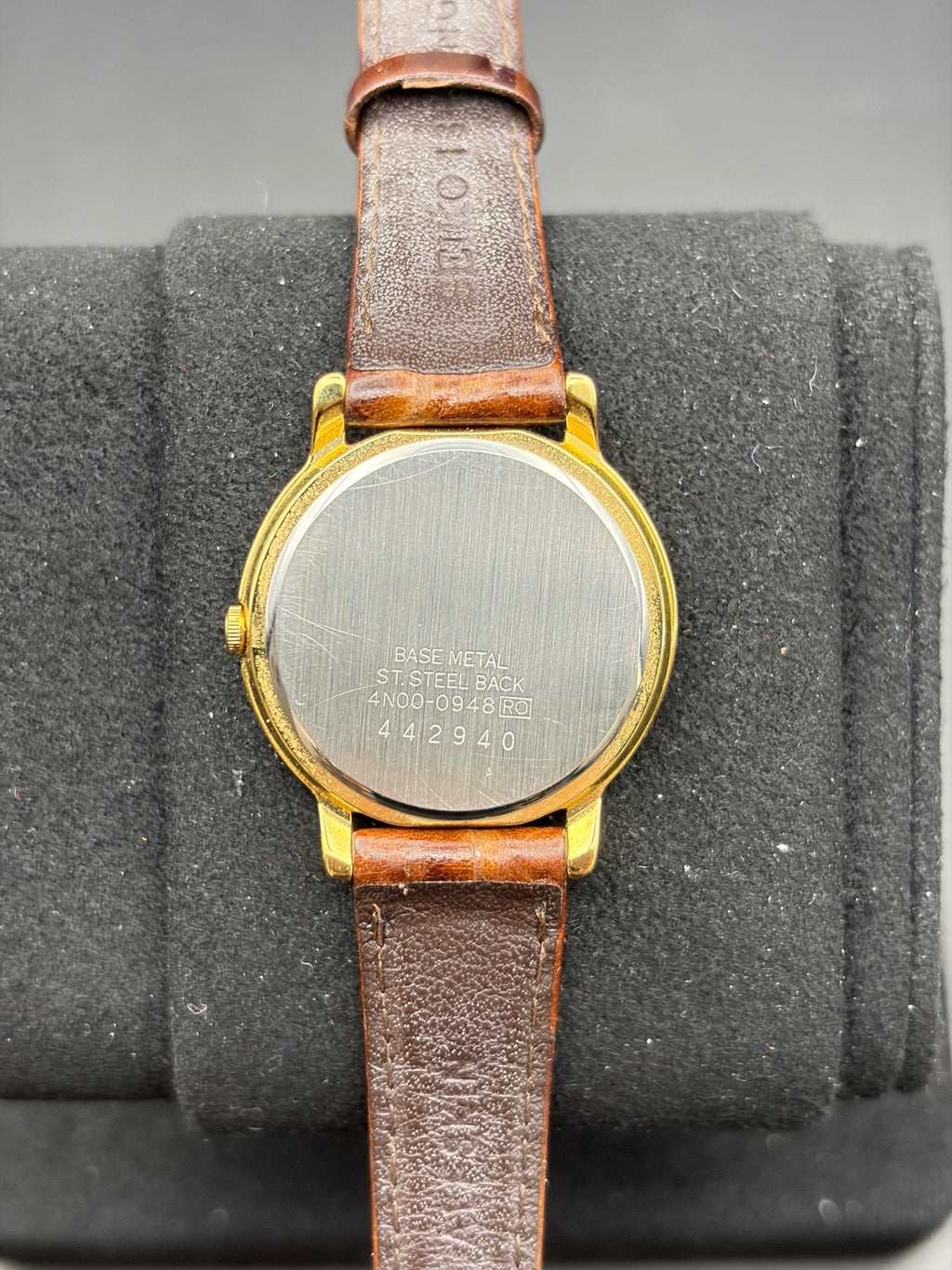 Vintage Seiko Quartz 4N00-0948 Women’s Gold Tone Roman Dial Dress Watch