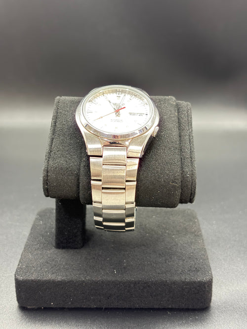 Seiko 5 7S26-02F0 Automatic 21J Silver Dial Day Date Men’s Watch Japan