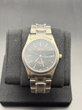Seiko 7N43-8050 Titanium Quartz Men’s Watch Gray Dial Day Date Vintage
