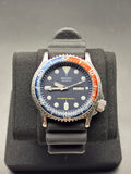 Vintage Seiko 7N36-7A08 Quartz Pepsi Scuba Diver 200m Day Date Watch